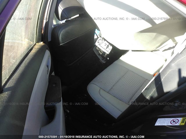 4T1BF1FK9FU885348 - 2015 TOYOTA CAMRY LE/XLE/SE/XSE MAROON photo 8