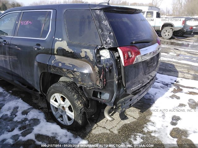 2GKALMEK3F6276478 - 2015 GMC TERRAIN SLE BLUE photo 6