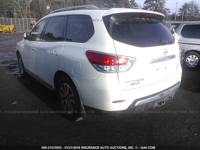 5N1AR2MM1DC659109 - 2013 NISSAN PATHFINDER S/SV/SL/PLATINUM 白色 照片 3