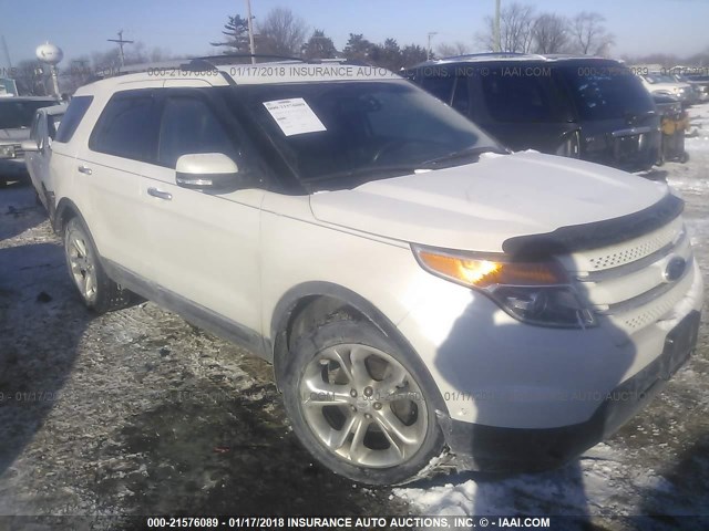 1FMHK8F8XBGA49480 - 2011 FORD EXPLORER LIMITED 白色 照片 1