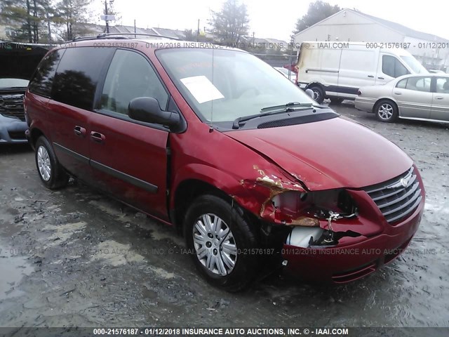 1A4GP45R56B690974 - 2006 CHRYSLER TOWN & COUNTRY  RED photo 1