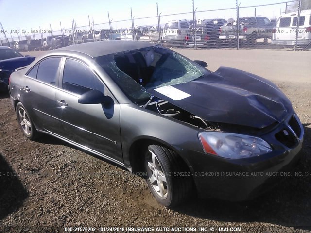 1G2ZG58N974207476 - 2007 PONTIAC G6 SE GRAY photo 1