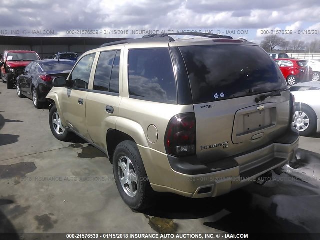 1GNDS13SX62177495 - 2006 CHEVROLET TRAILBLAZER LS/LT GRAY photo 3