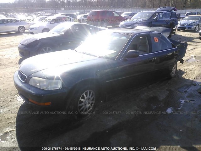 JH4UA2651VC007931 - 1997 ACURA 2.5TL GREEN photo 2