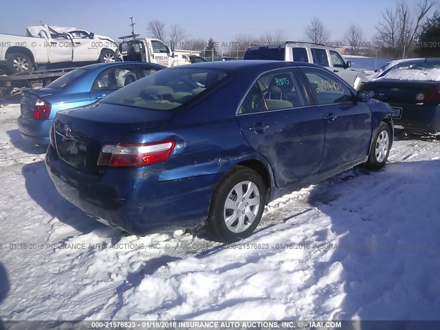 4T4BE46K19R063691 - 2009 TOYOTA CAMRY SE/LE/XLE BLUE photo 4