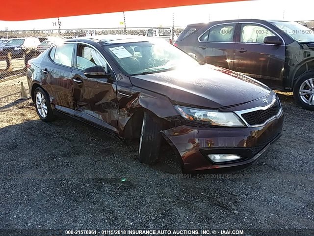 5XXGN4A77DG105416 - 2013 KIA OPTIMA EX MAROON photo 1