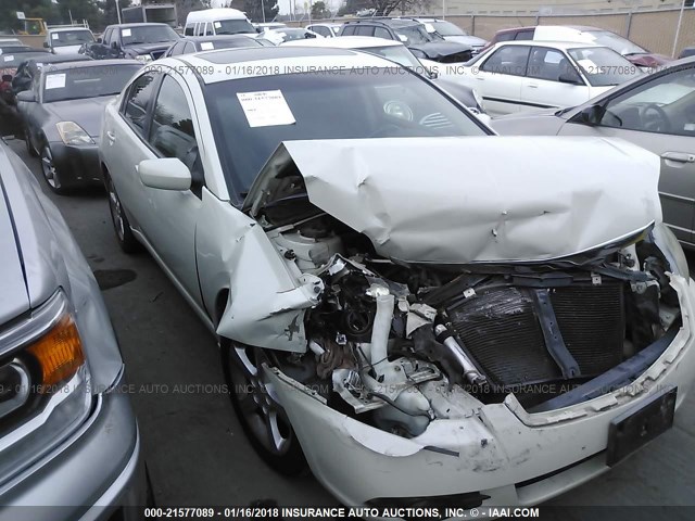 4A3AB36F19E002929 - 2009 MITSUBISHI GALANT ES WHITE photo 1