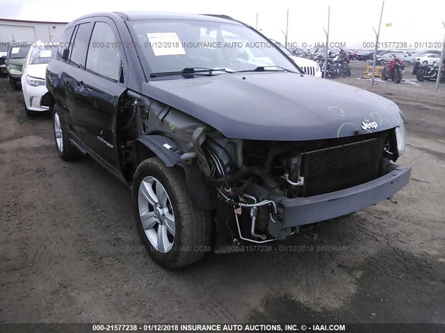 1C4NJDBB7CD717940 - 2012 JEEP COMPASS SPORT BLACK photo 6