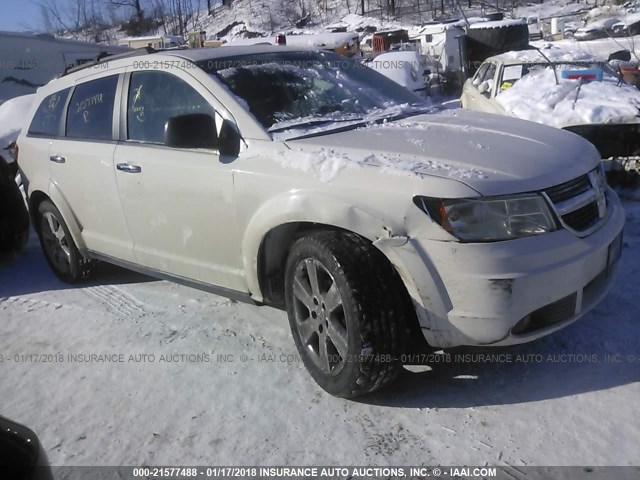 3D4GH57V79T513917 - 2009 DODGE JOURNEY SXT WHITE photo 1