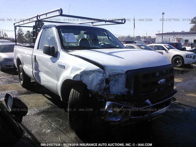 1FTNF205X6EC73454 - 2006 FORD F250 SUPER DUTY WHITE photo 1