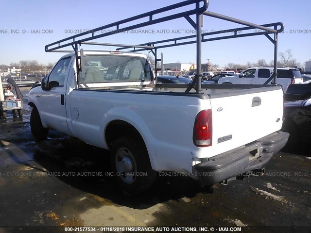 1FTNF205X6EC73454 - 2006 FORD F250 SUPER DUTY WHITE photo 3