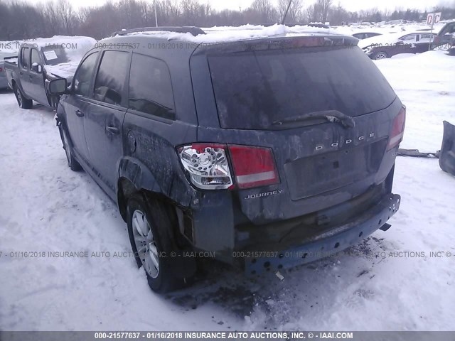 3C4PDCBB4DT604873 - 2013 DODGE JOURNEY SXT BLUE photo 3