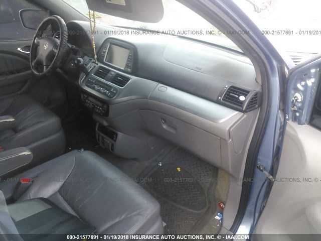 5FNRL38779B024294 - 2009 HONDA ODYSSEY EXL ლურჯი ფოტო 5
