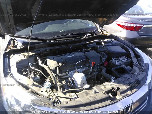 1HGCR2F5XHA016795 - 2017 HONDA ACCORD SPORT ნაცრისფერი ფოტო 10