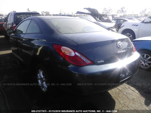 4T1CA38P36U075611 - 2006 TOYOTA CAMRY SOLARA SE/SLE BLUE photo 3