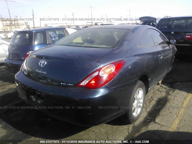 4T1CA38P36U075611 - 2006 TOYOTA CAMRY SOLARA SE/SLE BLUE photo 4