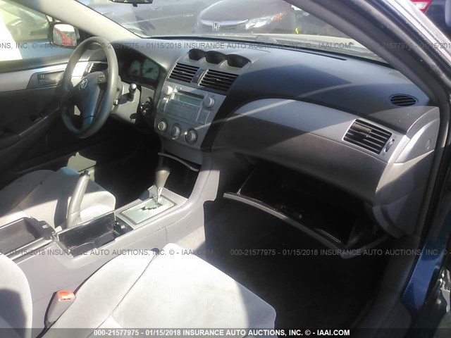 4T1CA38P36U075611 - 2006 TOYOTA CAMRY SOLARA SE/SLE BLUE photo 5