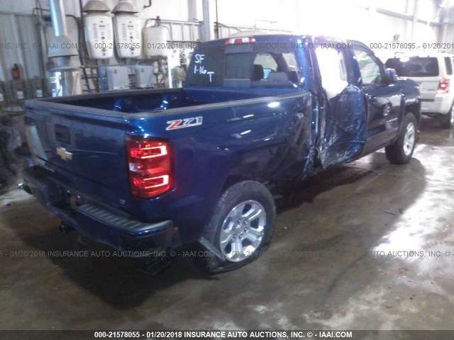 3GCUKREC2HG246221 - 2017 CHEVROLET SILVERADO K1500 LT BLUE photo 4