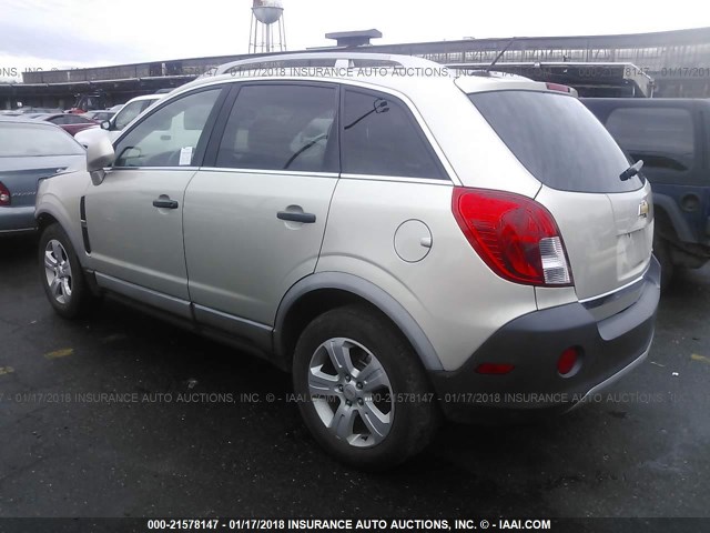 3GNAL2EK8ES593535 - 2014 CHEVROLET CAPTIVA LS 米色 照片 3