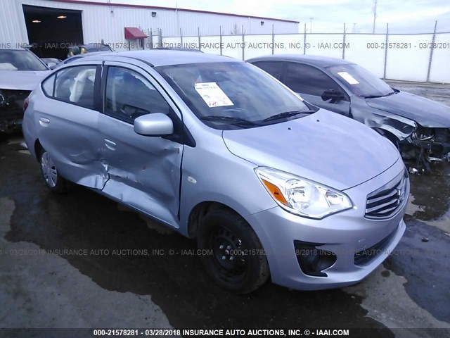 ML32F3FJ1HH003224 - 2017 MITSUBISHI MIRAGE G4 ES ვერცხლისფერი ფოტო 1
