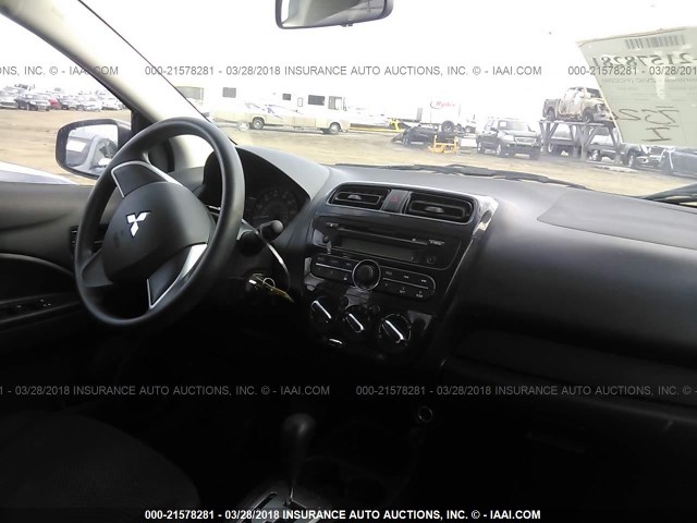 ML32F3FJ1HH003224 - 2017 MITSUBISHI MIRAGE G4 ES ვერცხლისფერი ფოტო 5