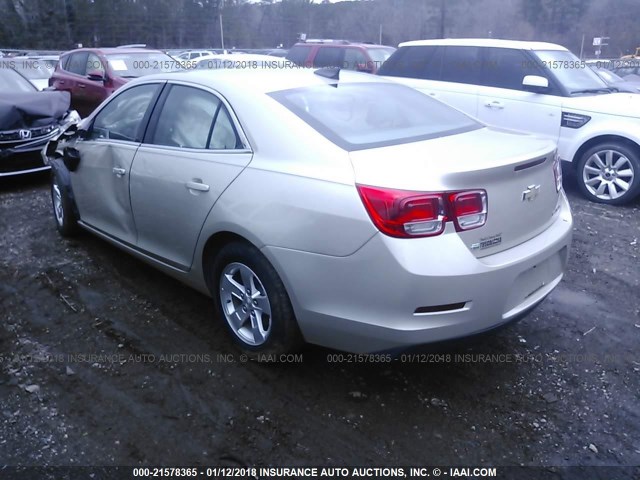 1G11B5SL9FF155941 - 2015 CHEVROLET MALIBU LS 金色 照片 3