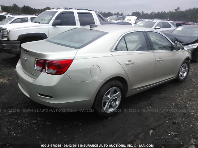 1G11B5SL9FF155941 - 2015 CHEVROLET MALIBU LS 金色 照片 4