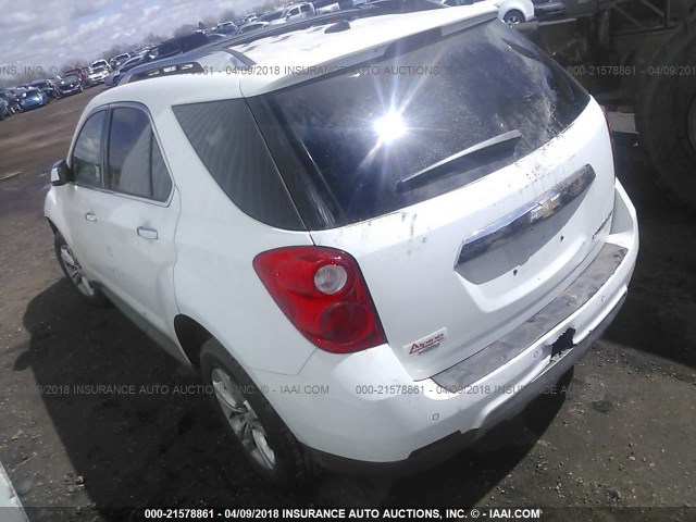 2GNFLGEK9C6257844 - 2012 CHEVROLET EQUINOX LTZ WHITE photo 3