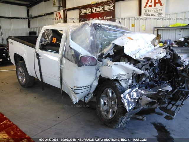 3GTP2WE27CG104636 - 2012 GMC SIERRA K1500 SLT WHITE photo 1