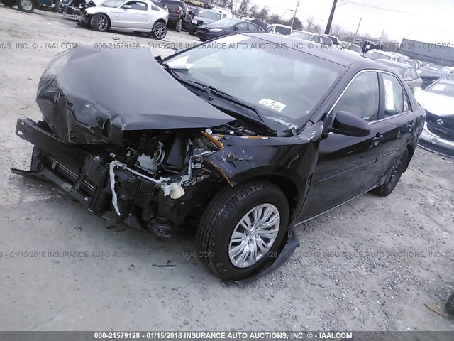 4T4BF1FK4ER397106 - 2014 TOYOTA CAMRY L/SE/LE/XLE BLACK photo 2