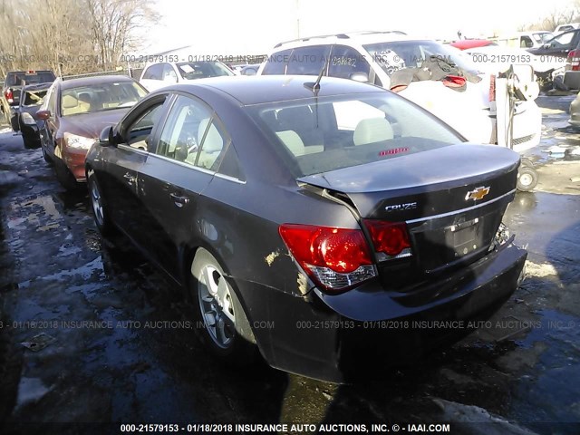 1G1PC5SB1E7440432 - 2014 CHEVROLET CRUZE LT GRAY photo 3