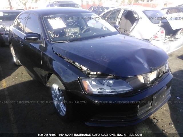 3VW2B7AJ7HM217943 - 2017 VOLKSWAGEN JETTA S 黑色 照片 1