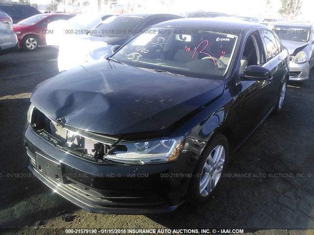 3VW2B7AJ7HM217943 - 2017 VOLKSWAGEN JETTA S 黑色 照片 2