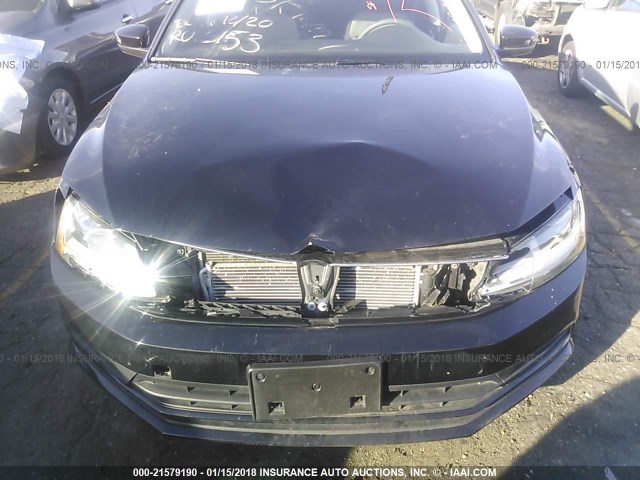 3VW2B7AJ7HM217943 - 2017 VOLKSWAGEN JETTA S 黑色 照片 6