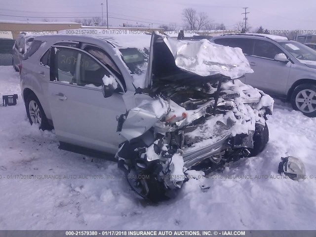 2GNALBEK1C1331459 - 2012 CHEVROLET EQUINOX LS SILVER photo 6