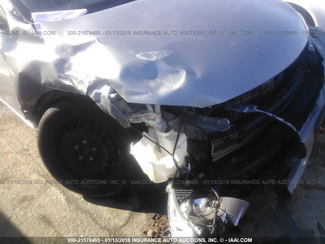 3N1AB7AP2EY265120 - 2014 NISSAN SENTRA S/SV/SR/SL SILVER photo 6