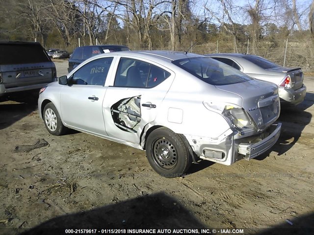 3N1CN7AP2HL843850 - 2017 NISSAN VERSA S/S PLUS/SV/SL SILVER photo 3