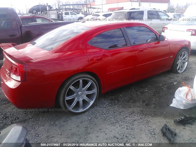 2B3CA5CT1AH172016 - 2010 DODGE CHARGER R/T RED photo 4