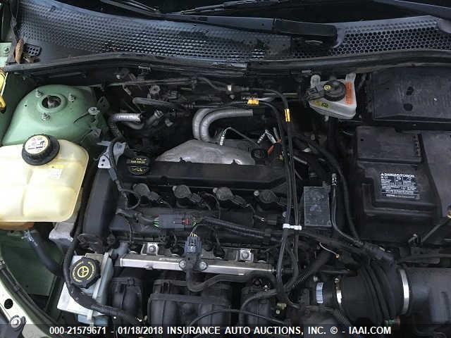 1FAFP34N67W213996 - 2007 FORD FOCUS ZX4/S/SE/SES 绿色 照片 10