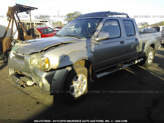 1N6ED29X23C446107 - 2003 NISSAN FRONTIER CREW CAB XE/CREW CAB SE GOLD photo 2