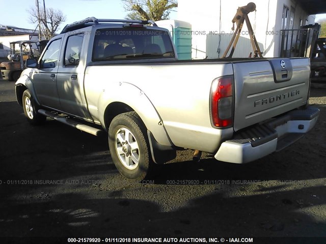 1N6ED29X23C446107 - 2003 NISSAN FRONTIER CREW CAB XE/CREW CAB SE GOLD photo 3