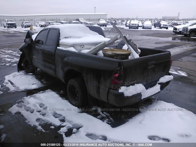 5TFTX4CN1FX050316 - 2015 TOYOTA TACOMA ACCESS CAB Schwarz Foto 3