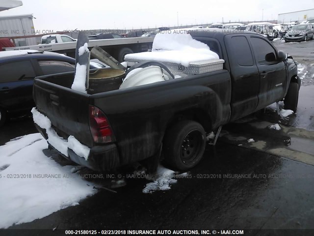 5TFTX4CN1FX050316 - 2015 TOYOTA TACOMA ACCESS CAB Schwarz Foto 4