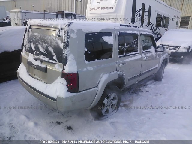 1J8HG48K57C685819 - 2007 JEEP COMMANDER SILVER photo 4