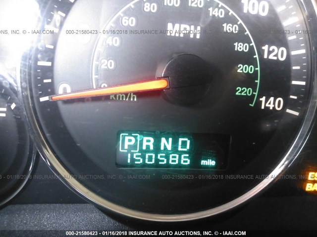 1J8HG48K57C685819 - 2007 JEEP COMMANDER SILVER photo 7