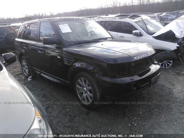 SALSK25439A195523 - 2009 LAND ROVER RANGE ROVER SPORT HSE BLACK photo 1