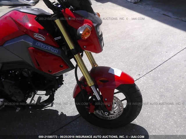 MLHJC6129H5200255 - 2017 HONDA GROM 125 RED photo 5