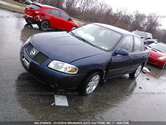 3N1CB51D55L572538 - 2005 NISSAN SENTRA 1.8/1.8S BLUE photo 2