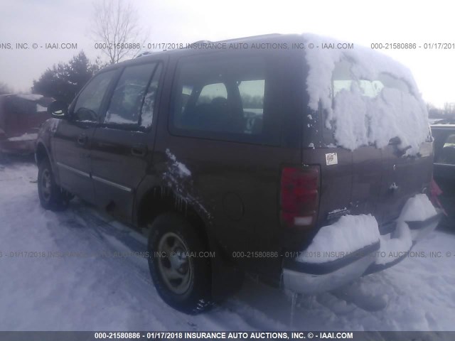 1FMRU1669YLB30796 - 2000 FORD EXPEDITION XLT მუქწითელი ფოტო 3