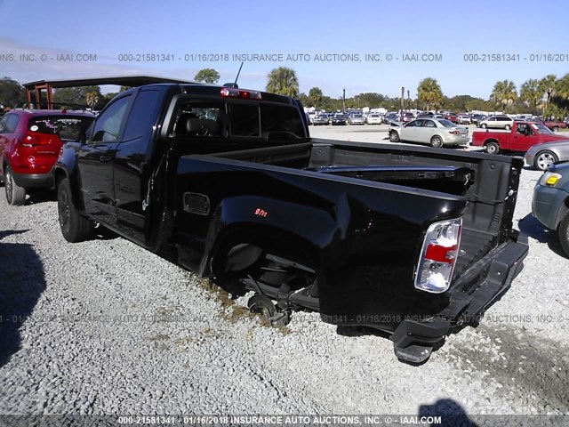 1GCHSCEN4H1205152 - 2017 CHEVROLET COLORADO LT BLACK photo 3